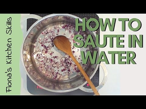 How to SAUTE IN WATER | Fiona's Food for Life
