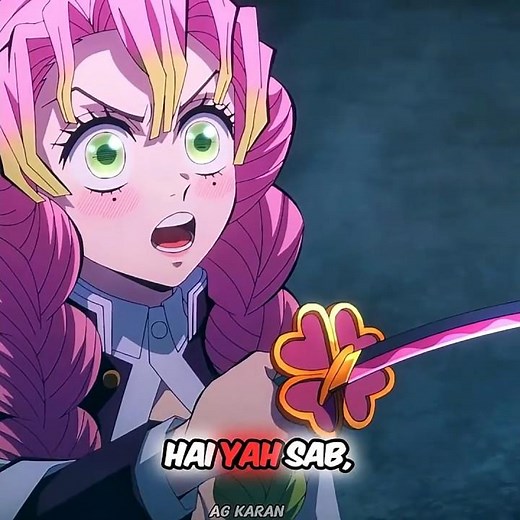 Mitsuri cute moments 😅😍 #demonslayer #anime #viral #shorts