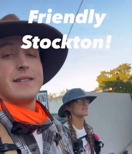 77K views · 1.4K reactions | Walking America Couple Meets Stockton...