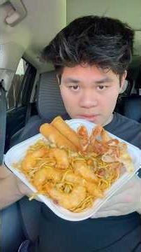 what do y’all know about Panda Express and their crab rangoons with eggrolls #pandaexpress #shorts