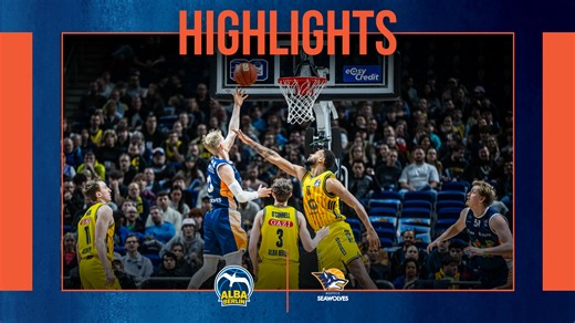 Spiel-Highlights zu ALBA BERLIN - ROSTOCK SEAWOLVES