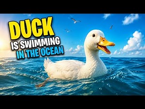 These are ducks and they are sweeming in the water