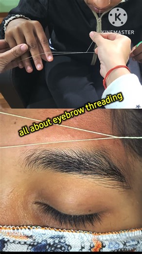 eyebrow threading kaise karte hain | eyebrow threading tutorial