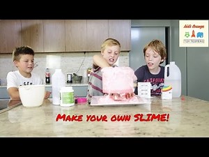 Make your own EXPLODING slime volcano!
