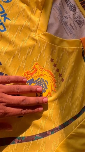 🦁🔥CSK Official Jersey Unwrap 💛 #talesofakisha #roar26 #dhoni #thaladhoni #msd #csk #whistlepodu