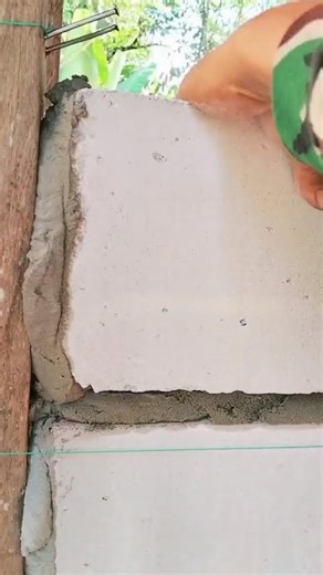 tips for installing lightweight bricks #shortvideo