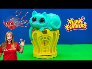 Assistant and Mr Engineer Play the Flying Feathers Family Game - Videos For Kids