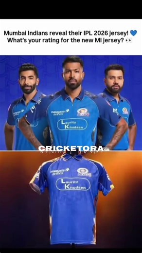 MUMBAI INDIANS NEW JERSEY REVEALED! 👕🔥 IPL 2026! #shorts