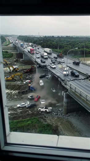 Horrifying Bridge Collapse Caught On Camera #Disaster