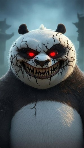 Horror version of the Kunfu panda Horror version #scary