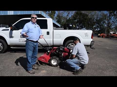 How to operate the Honda Rear Tine Tiller