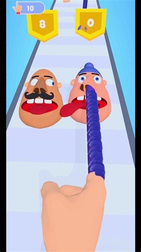 Can You Beat This Finger Runner Level? 😱 #shorts
