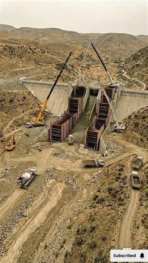 “From River to Massive Dam in Minutes! 💧🏗️ (Satisfying Timelapse)”#damconstruction