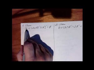 Discrete Structures: Set Theory -- Proofs Using Set Identities
