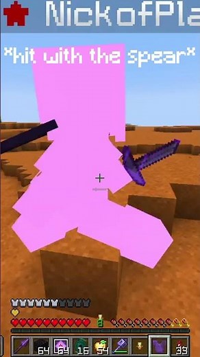 How to Spear D-Tap anyone in Minecraft PvP!