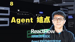 基于 Reactflow 实现流程配置来定义 Agent 的行为和交互方式(8) Agent结点
