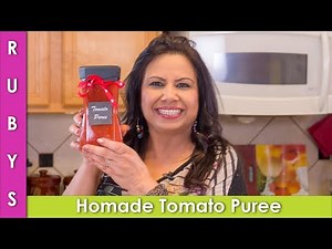Homemade Tomato Sauce Tamatar ki Puree Recipe In Urdu Hindi - RKK