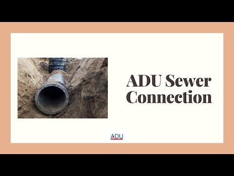 ADU Sewer Line Connection