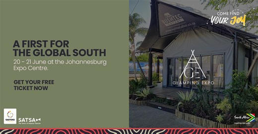 The future of sustainable travel is being shaped right here in the Global South. Proudly backed by South African Tourism (and the Gauteng Tourism Authority (GTA), the Glamping Expo is breaking new ground. As the first event of its kind in the Global South, this expo brings together the full ecosystem of outdoor hospitality – glamping operators, suppliers, investors, regulators, and academics. Together, they’ll explore bold ideas, share fresh insights, and unlock the potential of sustainable tour