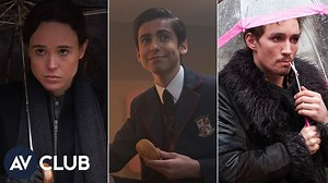 7.1K views · 37 reactions | Based on the Eisner award-winning comic book series created and written by Gerard Way, Netflix’s The Umbrella Academy follows an estranged group of gifted siblings who have to come together to solve a mystery surrounding their adoptive father’s recent death. Today, we chat with stars Ellen Page, Robert Sheehan, and Aidan Gallagher about kicking ass on the series. | The A.V. Club | Facebook