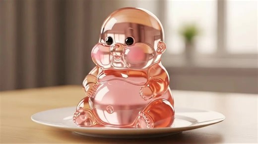 Jelly Baby Wobble 🍮 – Soft jiggle, cute wobble, and that funny surprised face 😳➡️😄 so satisfying to watch! The gentle bounce and happy giggle make this the perfect calm ASMR moment. #jellybaby #wobble #asmr #foodart #satisfyingvideo