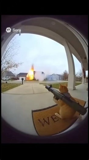 ​Cat Uses ROCKET LAUNCHER on Neighbor's House! 🤯