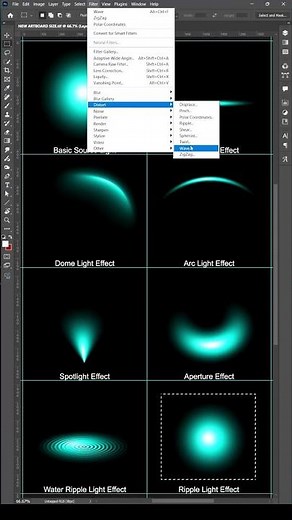 Ripple Light Effect | Beginners | Photoshop Tutorial #photoshop #photoshoptricks #adobetutorial