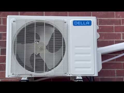 DELLA Versa Series 12000 BTU Mini Split Air Conditioner Review, VERY NICE way to heat/cool