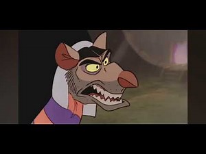 The Great Mouse Detective - Ratigan triesto kill Fidget scene part 1986.