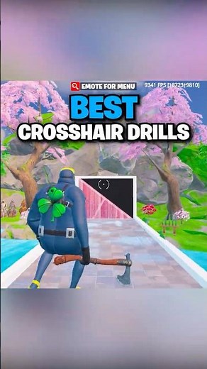 BEST Crosshair Placement Drills... 🎯✅ #shorts #fortnite