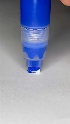 Let’s Create a Satisfying Blue Paint Marker! 💙✨ So Satisfying to Use… 😌 #artsupplies #diy #art