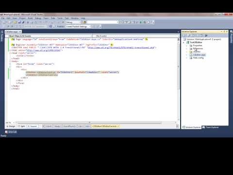 How to integrate CKEditor with ASP NET Application