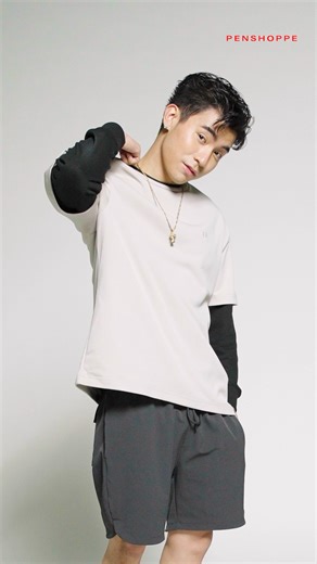 No warm-ups needed. This fit is ready to move 💪​ Pullover sweater and modern fit sport shorts that keep your game sharp. Shop the #FullSpeedAhead collection in stores near you or online at 🌐 penshoppe.com​ 🇵🇭 Also available on Shopee, Lazada, Zalora, and Tiktok Shop.​ #PENSHOPPE #ClubPENSHOPPE​ T-shirt with Embro 984750 P499; Pullover Sweater with Branding Print 985664 P799; Modern Fit Sport Shorts 986308 P799 | Penshoppe