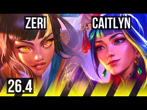 ZERI & Yuumi vs CAITLYN & Janna (ADC) | Good KDA: 14/1/3 | EUW Master | 26.4
