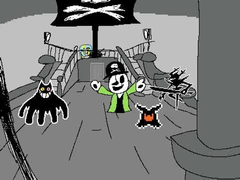 the pirate gaster crew - deltarune animation