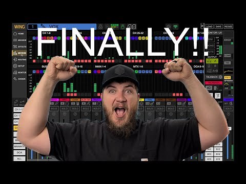 The Wing Edit App Is Finally Here!! Control Your Behringer Wing Remotely With A Computer!