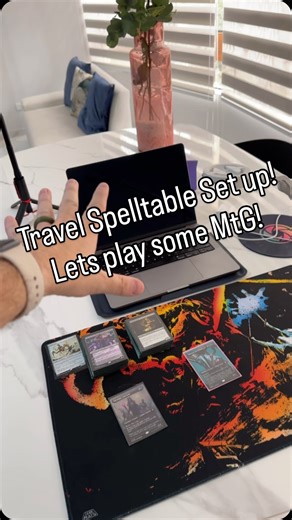John on Instagram: "Here is my travel Spelltable set up! If you want to play some commander on Spelltable hmu! I wanna jam lots of games while I’m on this work trip! #magicthegathering #mtgcommunity #commander #mtgqotd #mtgcommander #tcgplayer #mtginstagram #mtg #tcg #newplayer #cedh #card #edh"