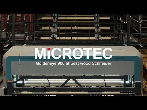 MiCROTEC – Goldeneye 900 at best wood Schneider