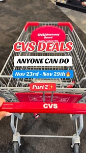 2.6K views · 412 reactions | BEST CVS Deals This Week 11/23-11/29 PART 2 Comment “CVS” for the written breakdown✨ #cvsdeals #cvscouponing #cvsdealsthisweek #blackfriday #couponingforbeginners | Saving With Nia | Facebook