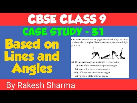 case study based Questions on lines and angles class 9 |class 9 Maths case study based Questions |
