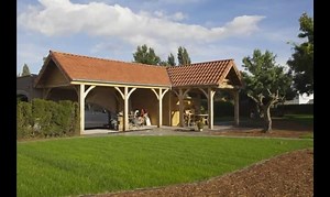 I.E. Carport Plans DIY Outdoor Canopy Car Shelter Gazebo Garage 12'x20' Build Your Own