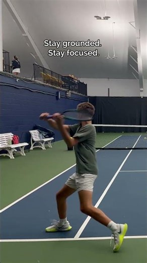 The greatest players aren't those who never miss, but those who can instantly recenter #tennisplayer