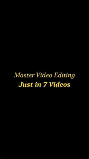 MASTER VIDEO EDITING 🔥 | Skills Every Video Editor Must Know 🎥 #Shorts #fyp #trending