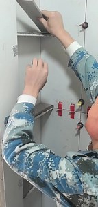 24K views · 146 reactions | How to install bathroom wall corner self installation process hnu | R.k tiles and stone fitting | Facebook