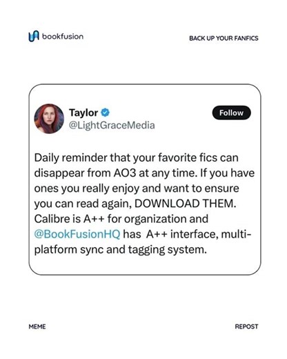 Save Your Favorite Fics Before They’re Gone 📚