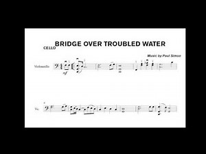 Simon & Garfunkel - Bridge over troubled water for cello solo