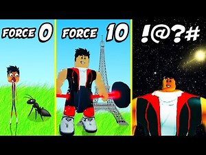 MY POWER 999,999,999 💪! Bodybuilding Simulator Roblox