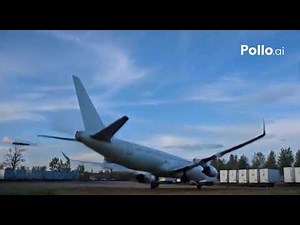 飛行機ふわっと落ちて大爆発