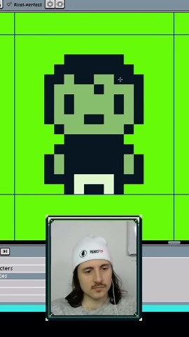 Designing an emo pixel art character