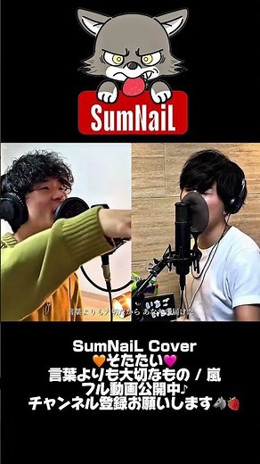 言葉よりも大切なもの /嵐 #歌ってみた #おすすめ #sumnail #嵐 #言葉よりも大切なもの #shorts #arashi